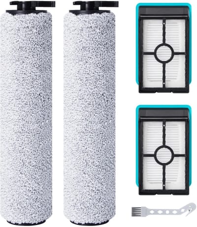 Dailygoods- Accessoireset 5-delig - 2 Borstelrollen - 2 HEPA-filters - Reinigingsborstel - Compatibel met Bissell Crosswave - Natte/droogzuiger - Stofzuigeraccessoires