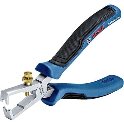 Bosch Professional 1600A01V03 1600A01V03 Striptang Fijnafstelling, Rubber overtrokken 0 tot 10 mm²