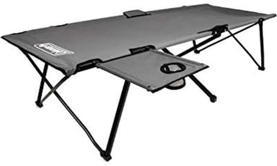 Extra Breed Campingbedje met Afneembare Bijzettafel voor Volwassenen en Kinderen tot 2 meter