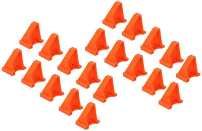 Vloerafstandhouders Set - Laminaat spacers - Vloeren Installeren - Slagvast ABS Materiaal - 20 Stuks - Oranje