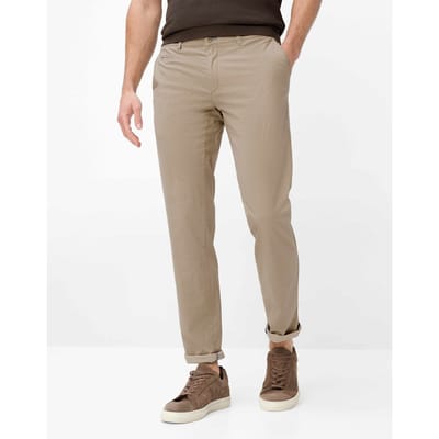Brax Heren Chino  Style FABIO CARAMEL, lichtbruin, maat 36/30