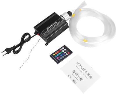 OmGoods - Dailygoody - 16 W LED Plafond Verlichting - Decor Kit - Inclusief Afstandsbediening - Glasvezel Kabels - Geschikt voor Auto en Huisdecoratie