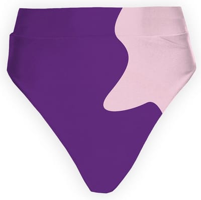 Sea'sons Official - Kleurveranderend - High Waist Bikinibroek - Paars-Roze - S