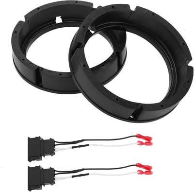 Luidspreker Spacer Ringen - Adapter Monteerbeugel - Auto Audio Installatie - Vochtbestendig ABS Materiaal - 6.5 Inch Compatibel - Zwart