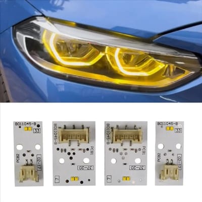 XEOD CSL LED DRL angel eyes modules Geel geschikt voor BMW 1 Serie F52 - Voor LED koplampen - 4 stuks - Complete set