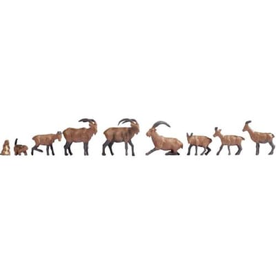 NOCH 15742 H0 Alpendieren figuren Geverfd