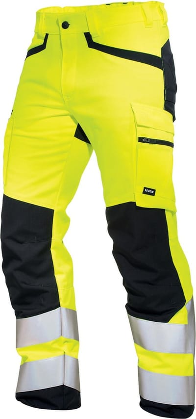 Uvex Cargo-broek Protection, Flash Geel, waarschuwingsgeel (89656)