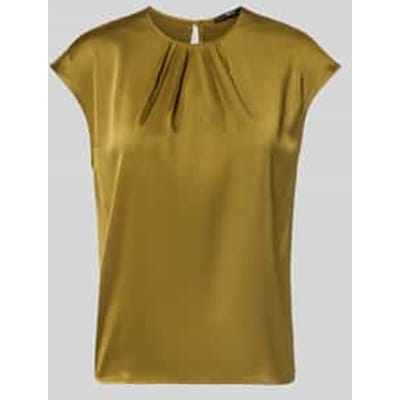 regular fit blouse van satijn
