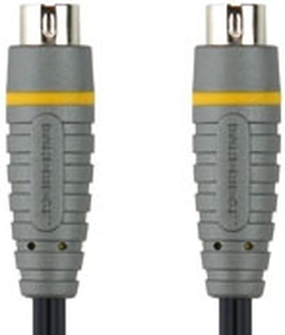 Bandridge BVL6615 S-videokabel 15 m S-Video (4-pin) Zwart, Grijs