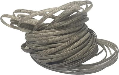 Rotan Reparatie Kit - Vlechtmateriaal - Meubels Herstellen - Synthetisch Polyethyleen - 8mm Breed - Grijs