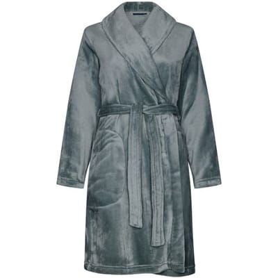 Pastunette Badjas - Mellow - Groen - Fleece - Maat L