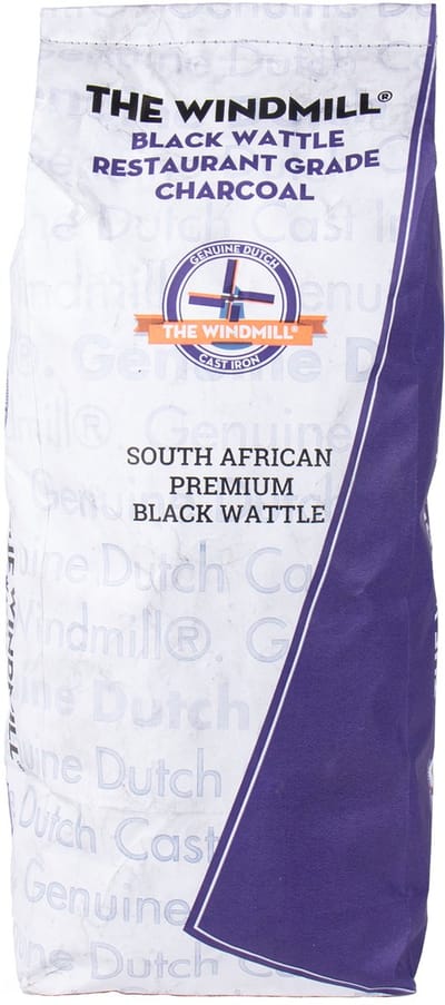 The Windmill Cast Iron - Premium South African Black Wattle Charcoal