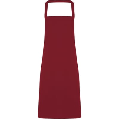 Premier Dames/Dames Slim Apron (geen Zak) / Werkkleding (Pakket van 2) (Bourgondië)