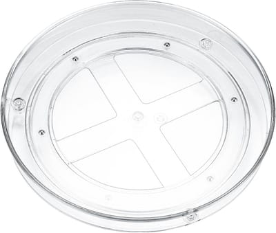 Draaiplateau voor Keuken en Koelkast, Organiser voor Specerijen en Keukenaccessoires, 23.5 x 3.5 cm, Rotating Storage Turntable, Ideaal voor Kruidenset en Keukenopslag