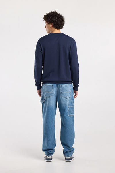 America Today Kay Dark Blue Maat: M | Sweaters Outlet | Heren | Blauw