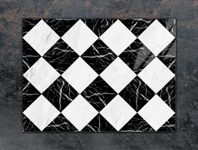 TMK ArtDeko - Snijplank - 70x52 cm - Mozaïek - Gelaagd Glas