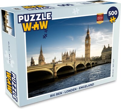 Puzzel Big Ben - Londen - Engeland - Legpuzzel - Puzzel 500 stukjes