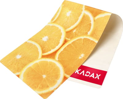 KADAX Tafelloper van vilt, robuuste vilten loper, tafelband, onderhoudsvriendelijke loper voor keukentafel, woonkamer, eetkamer, tafeldecoratie, tafeldecoratie, tafelloper, tafelkleed, vilten tafelloper (appelsine)