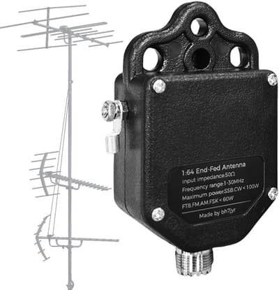 Radioantenne Eindvoeding - Draagbare Antenne - Buiten Luisteren - 4 tot 8 Banden - 110mm Breed