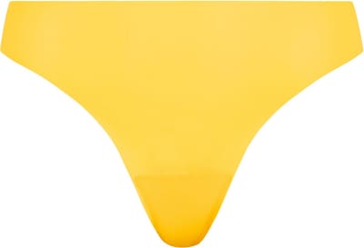Chantelle Pulpies Seamless Tanga string - Invisible - Naadloze dames string die niet doorschijnt - Geel / XS/S