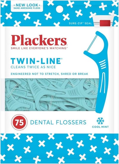 Tandflossers Twin Line - 75 Stuks