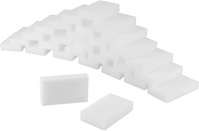 100 Stuks 10 x 6 x 2 cm Magische Schoonmaak Sponsen, Melamine Sponsen voor Vlekken Verwijderen in Keuken, Badkamer en op Muren