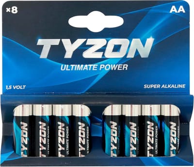 Wegwerp Batterijen - Alkaline Energie - Huishoudelijke Apparaten - Milieubewust Ontwerp - 8 Stuks