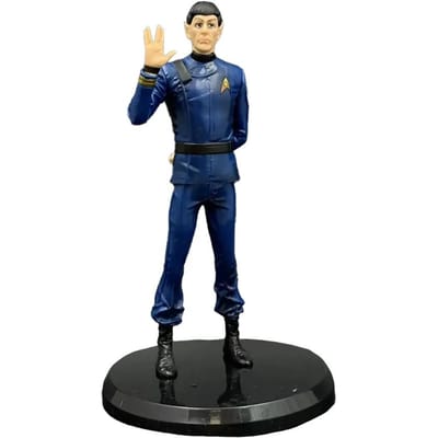 Anime Figuur Star Trek communicatieofficier Uhura StarCraft staande houding figuur desktopmodel ornament Kerstspeelgoed