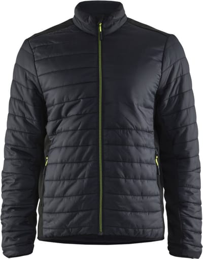 Blaklader 4710-2030 Warm gevoerd vest - Zwart/High Vis Geel - 4XL