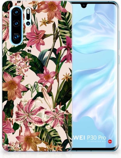 Huawei P30 Pro TPU Case Flowers