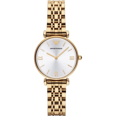 Emporio Armani AR1877 Gianni T-Bar 32mm Gouden Dameshorloge