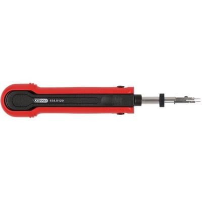 KS Tools 154.0120 Ontgrendelgereedschap voor platte stekker/platte stekkerhulzen 2,8 mm (KOSTAL SLK), 2-voudig verstelbaar