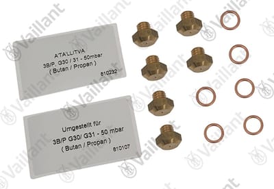VAILLANT Sproeierombouwset, 6 Sproeiers-D 0,85 VK 10-25/6-1 E-C o.a. Vaillant-Nr. , 200136