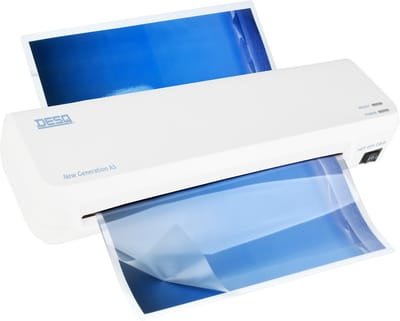 DESQ® Lamineerapparaat A3 - Lamineermachine - New Generation - Voor 75 tot 125 micron - Start in 2 min. - Voor thuis en thuiskantoor - Documenten & Foto's - Placemats - Kalenders