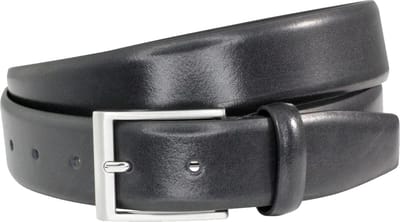LINDENMANN leren heren riem - zwart
