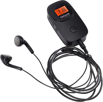 Draagbare FM Radio - Zakradio Digitale Afstemming - Muziek Luisteren Buiten - LCD Scherm Clip