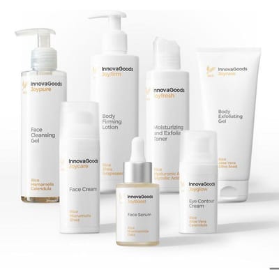 Cosmetica set - INNOVAGOODS - Gezichts- en Lichaamsroutine - Veganistisch - Natuurlijke ingrediënten - 7 producten wit