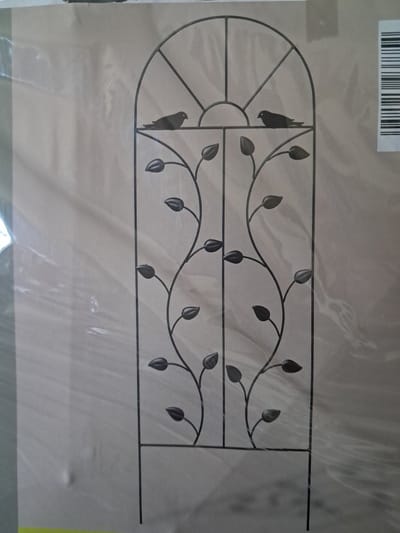 Livarno Home Plantenklimrek - 40 x 117 cm - Planten rek - Klassiek met vogels en bloemen