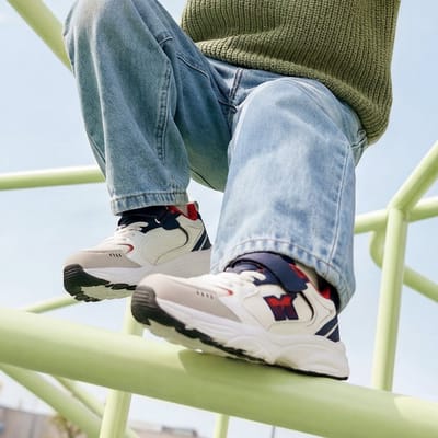 Muyters Sneakers blauw combi Textiel - Maat 28 - Kinderschoenen