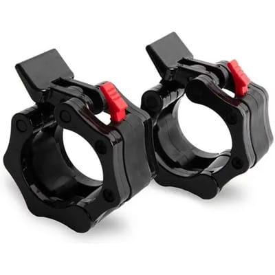 VirtuFit Halterstangsluiters - Lock Jaw Collar - Olympische - 50 mm - 2 stuks - Zwart - Barbell