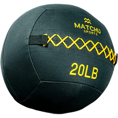 Matchu Sports - Wall ball - Medicine ball - 20 LBS - Zwart