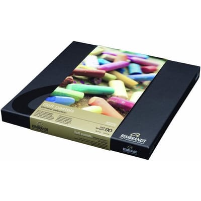 Pastelkoffer - Rembrandt - 90 halve pastels - Intense kleuren - Hoge lichtechtheid - Gemengd