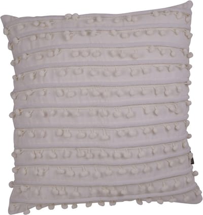 Kussen Libby Off Wit | 45 X 45 | Sierkussen Voor Woonkamer Of Slaapkamer