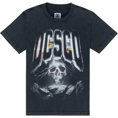 Dc Shoes Skull Storm T-shirt Met Korte Mouwen Zwart 10 Years Jongen