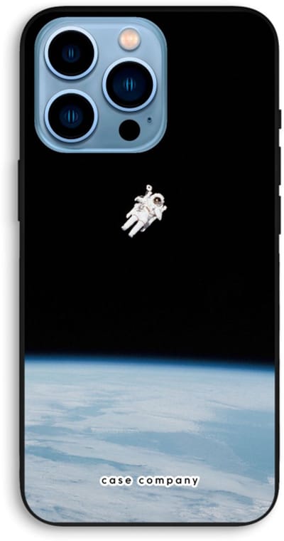 Case Company® - Hoesje geschikt voor iPhone 13 Pro Max hoesje - Alone in Space - Biologisch Afbreekbaar Telefoonhoesje - Bescherming alle Kanten en Schermrand