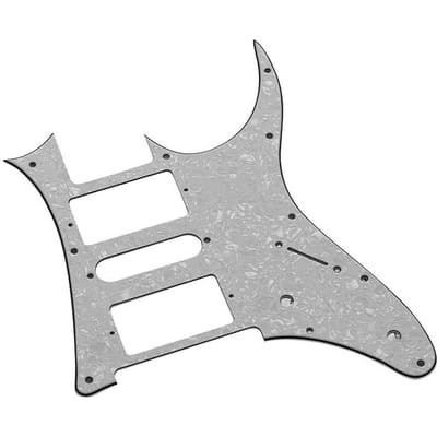 HSH Elektrische Gitaar Slagplaat PVC Slagplaat Kras voor Ibanez g250 Gitaar Vervanging Witte Parel 3 Ply wit