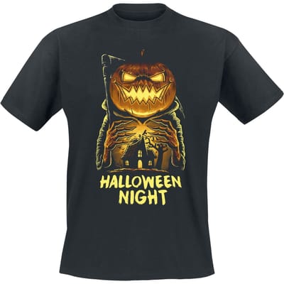 Sprüche - Fun T-shirt - Halloween Night - M tot 3XL - voor Mannen - zwart