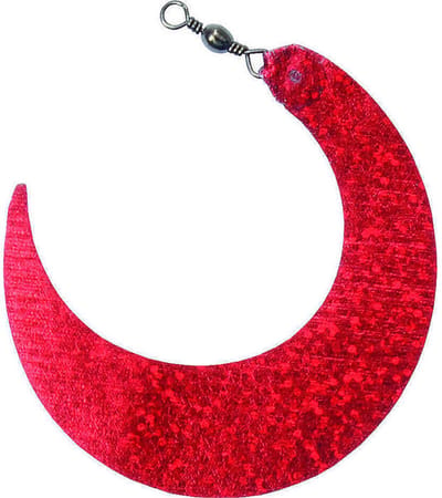 Predox Predox Wiggle Tail Red Holo – Wiggle Tail met wartel voor streamers en kunstaas L