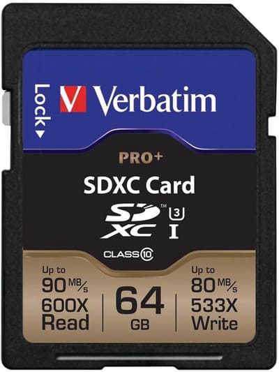 Geheugenkaart 64 GB - SD Kaart Opslag - Digitale Foto's Opslaan - Compact Formaat - 3.18 cm Lengte - Zwart