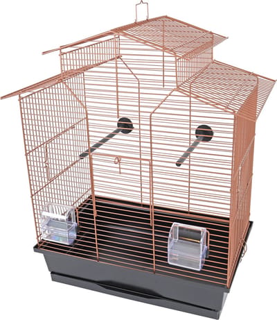 Interzoo Vogelkooi Iza 2 Koper/zwart